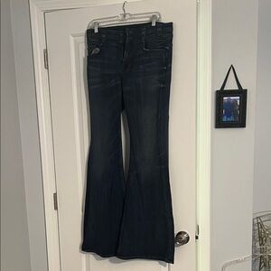 7 For All Mankind Indigo Bell Bottom Jeans